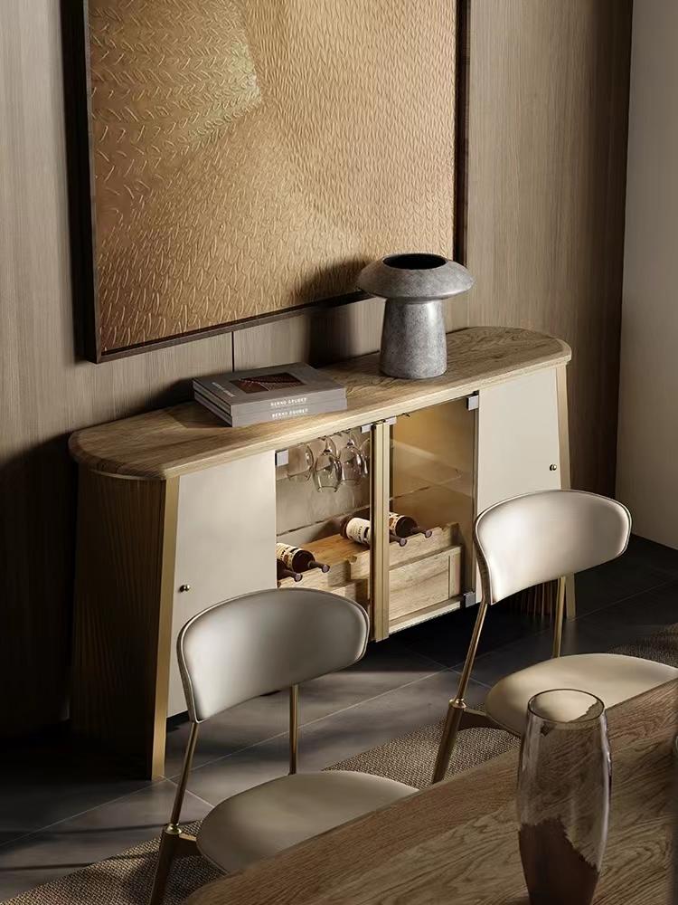 Modern Luxury Dining Cabinet With Drawer